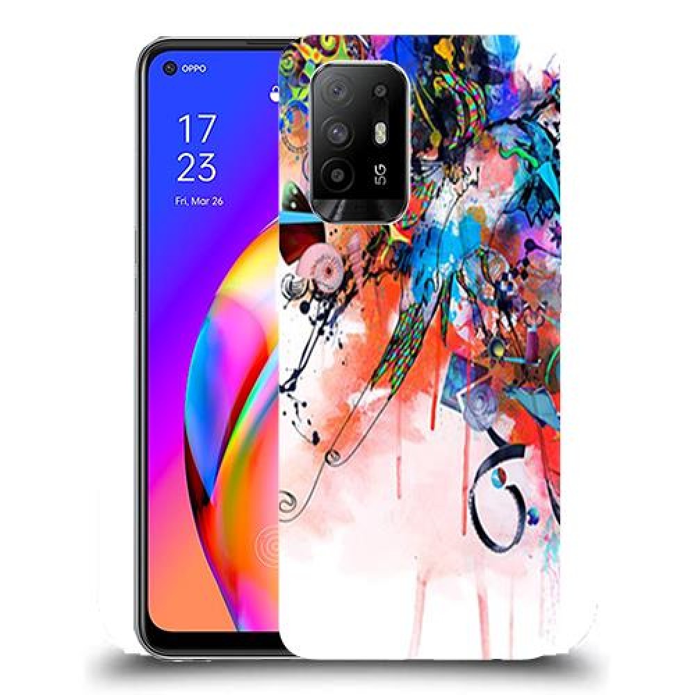כיסוי מעוצב - זר צבעוני לדגם : Oppo F19 Pro+ 5G מותג : סקרין מובייל