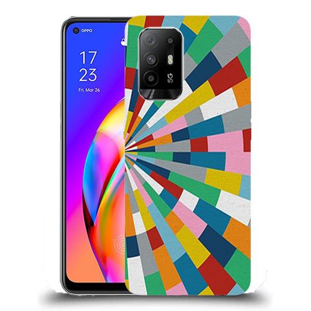 כיסוי מעוצב - קלידוסקופ צבעוני לדגם : Oppo F19 Pro+ 5G מותג : סקרין מובייל