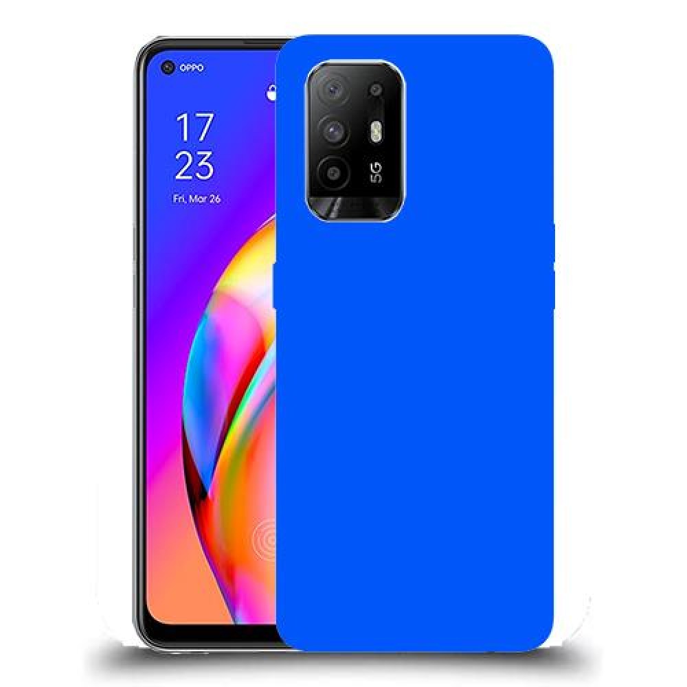 כיסוי בצבע -כָּחוֹל לדגם : Oppo F19 Pro+ 5G מותג : סקרין מובייל