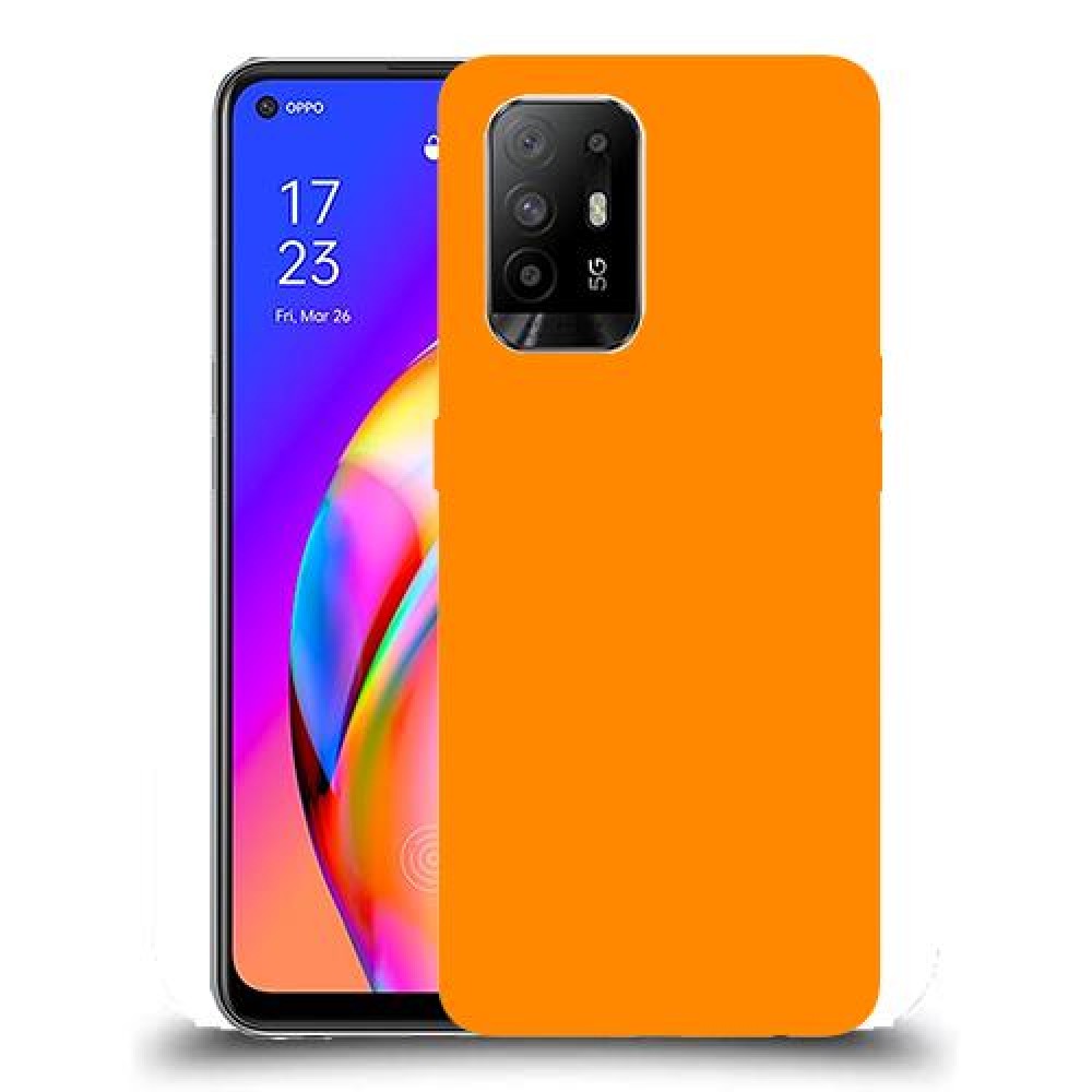 כיסוי בצבע -תפוז לדגם : Oppo F19 Pro+ 5G מותג : סקרין מובייל