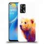 כיסוי מעוצב - דוב אקוורל לדגם : Oppo F19 מותג : סקרין מובייל