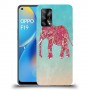 כיסוי מעוצב - בורדו אלפנט לדגם : Oppo F19 מותג : סקרין מובייל