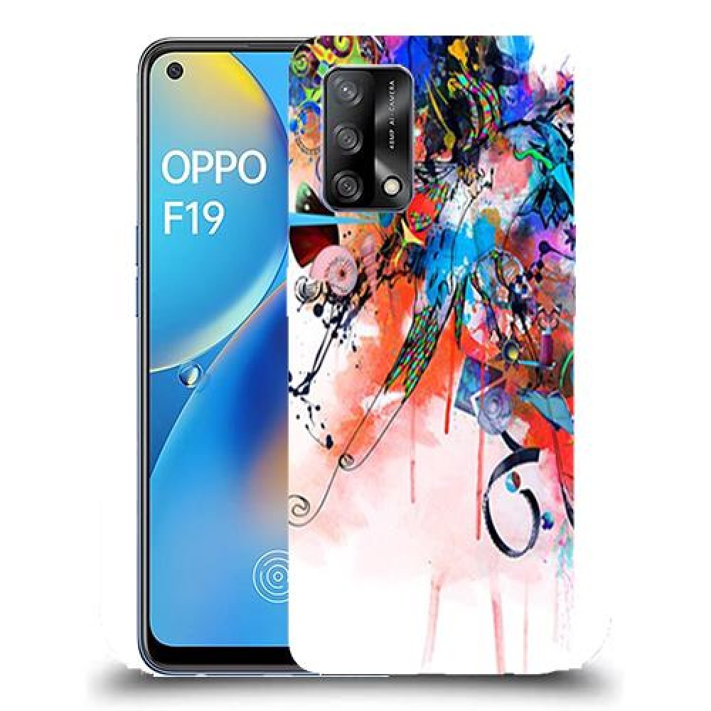 כיסוי מעוצב - זר צבעוני לדגם : Oppo F19 מותג : סקרין מובייל
