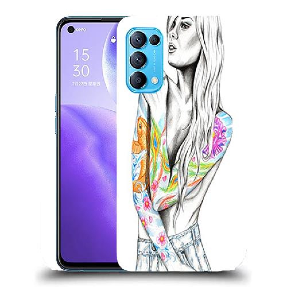 כיסוי מעוצב - צבע טאטו לדגם : Oppo Find X3 Lite מותג : סקרין מובייל