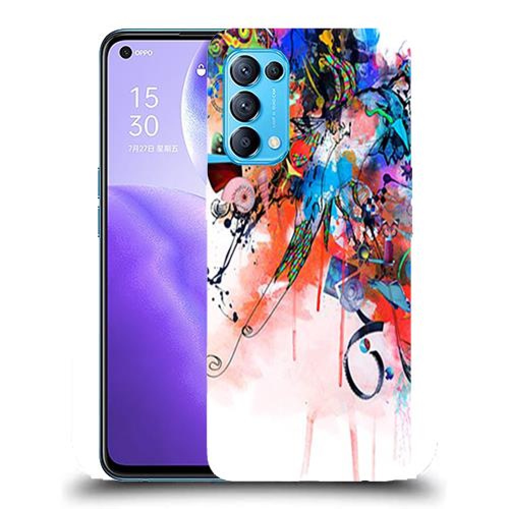 כיסוי מעוצב - זר צבעוני לדגם : Oppo Find X3 Lite מותג : סקרין מובייל