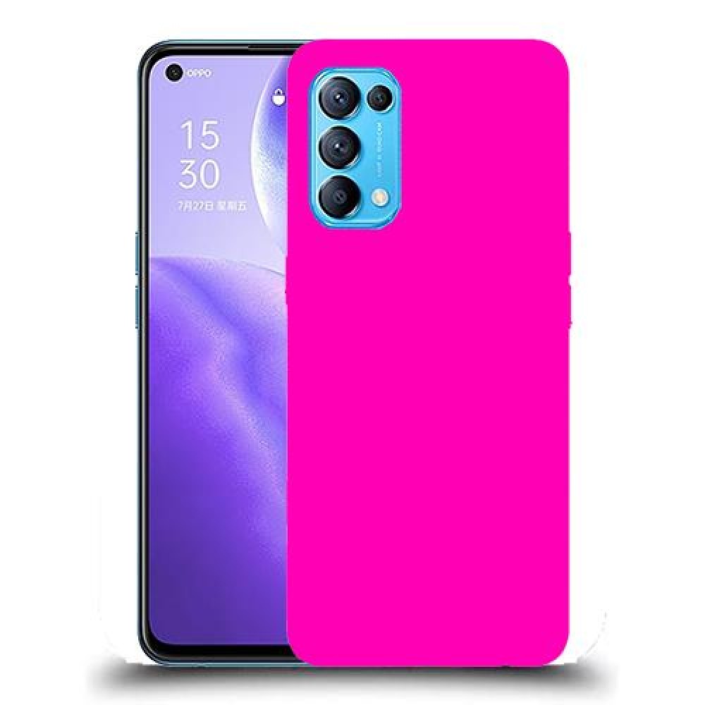 כיסוי בצבע -וָרוֹד לדגם : Oppo Find X3 Lite מותג : סקרין מובייל