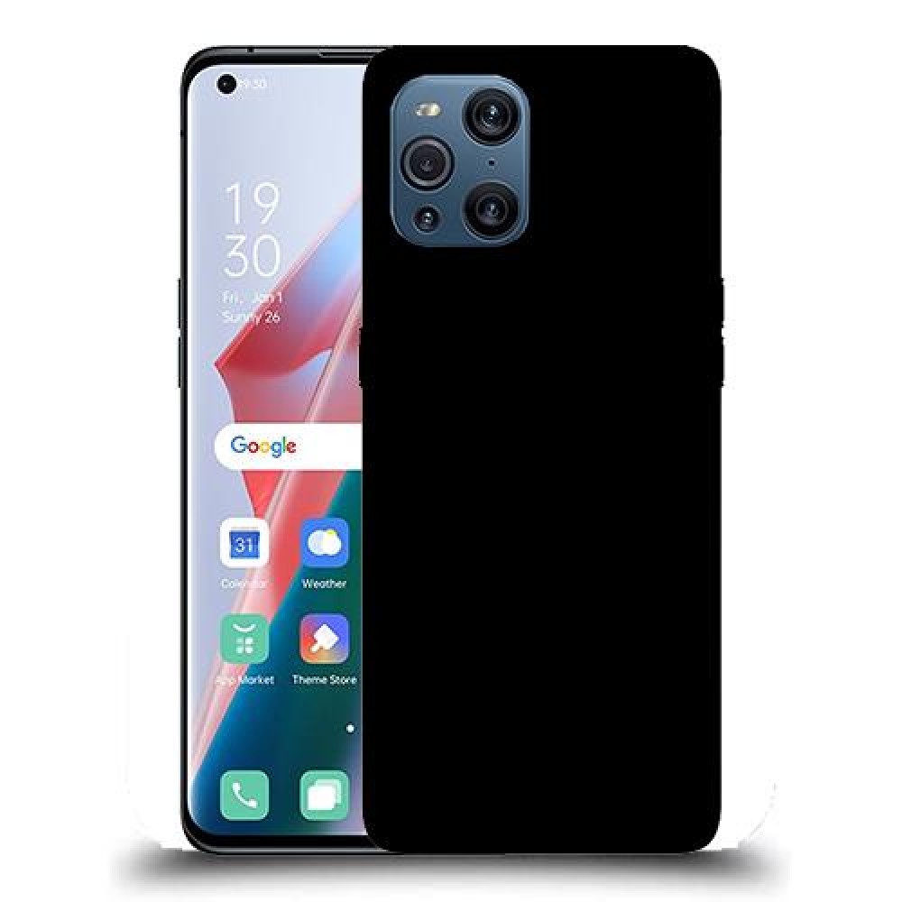 כיסוי בצבע -שָׁחוֹר לדגם : Oppo Find X3 Pro מותג : סקרין מובייל