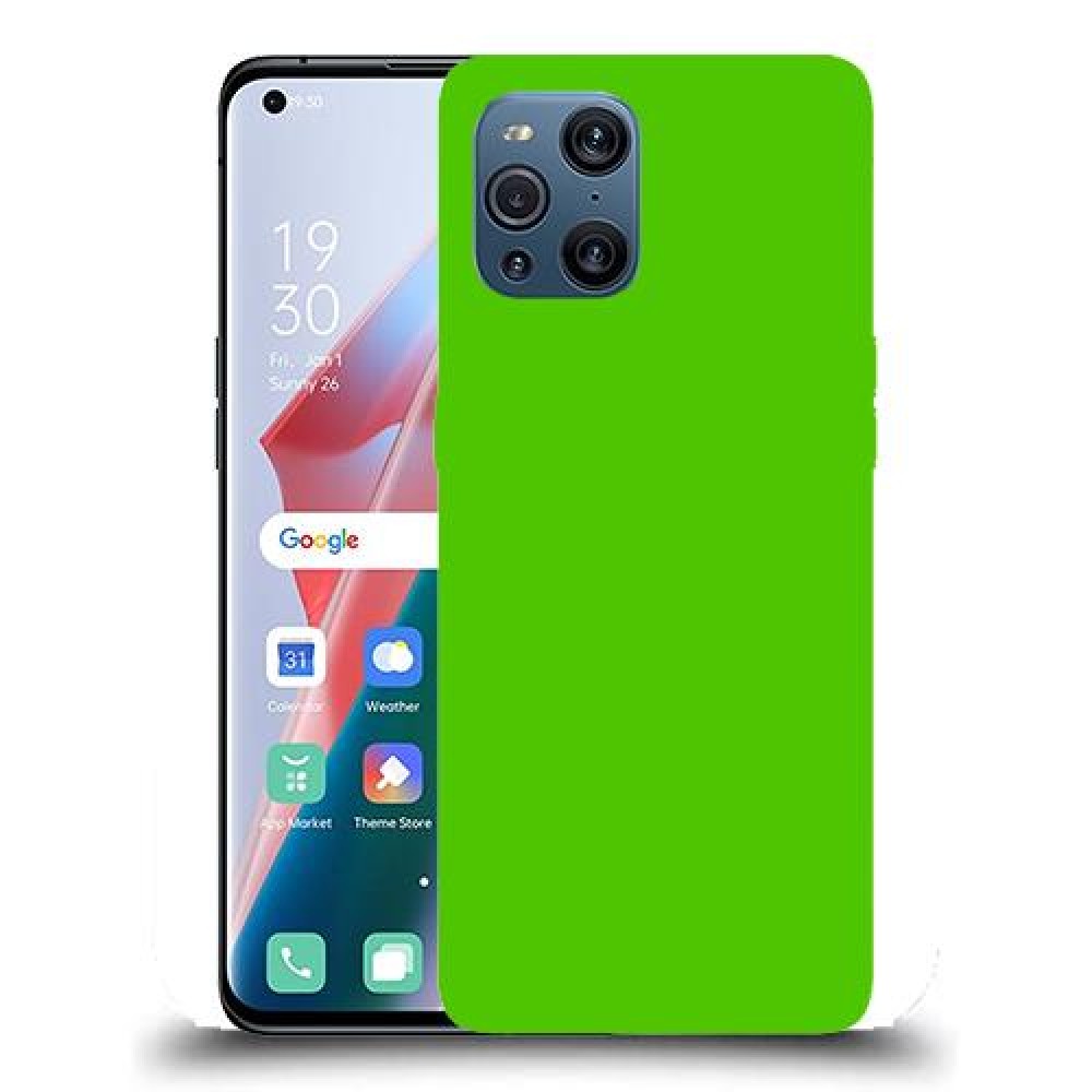 כיסוי בצבע -ירוק לדגם : Oppo Find X3 Pro מותג : סקרין מובייל