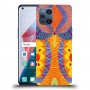 כיסוי מעוצב - כתום מופשט לדגם : Oppo Find X3 מותג : סקרין מובייל