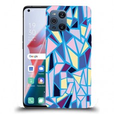 כיסוי מעוצב - דמויות כחולות לדגם : Oppo Find X3 מותג : סקרין מובייל