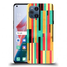 כיסוי מעוצב - גיאומטריה של שטיחים לדגם : Oppo Find X3 מותג : סקרין מובייל