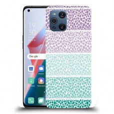 כיסוי מעוצב - נקודות צבעוניות לדגם : Oppo Find X3 מותג : סקרין מובייל