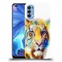 כיסוי מעוצב - אקוורל טייגר לדגם : Oppo Reno4 5G מותג : סקרין מובייל