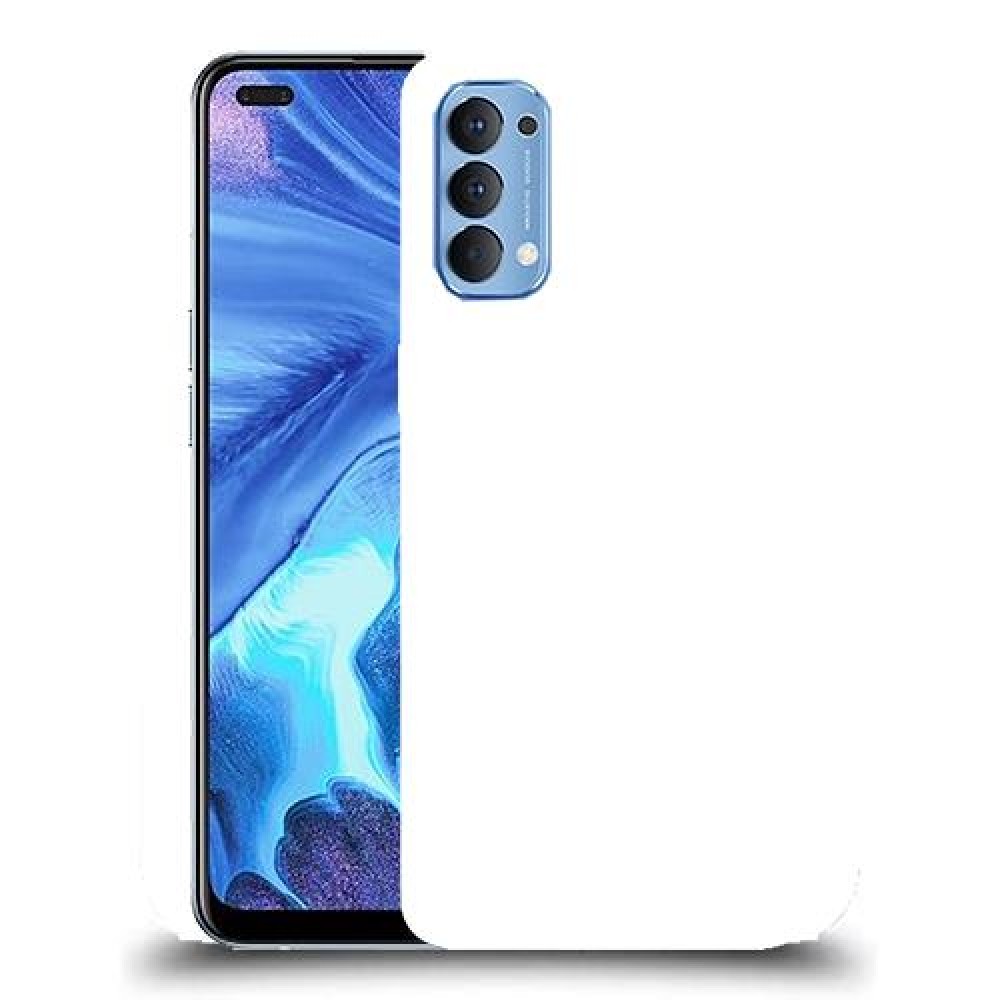 כיסוי בצבע -לבן לדגם : Oppo Reno4 5G מותג : סקרין מובייל