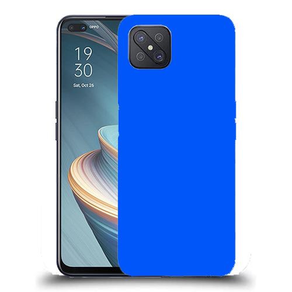 כיסוי בצבע -כָּחוֹל לדגם : Oppo Reno4 Z 5G מותג : סקרין מובייל
