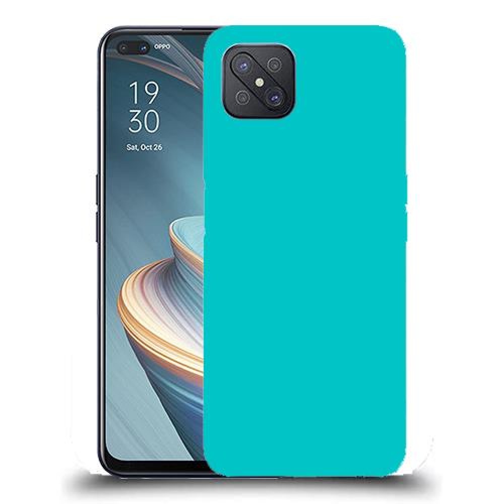 כיסוי בצבע -טורקיז לדגם : Oppo Reno4 Z 5G מותג : סקרין מובייל