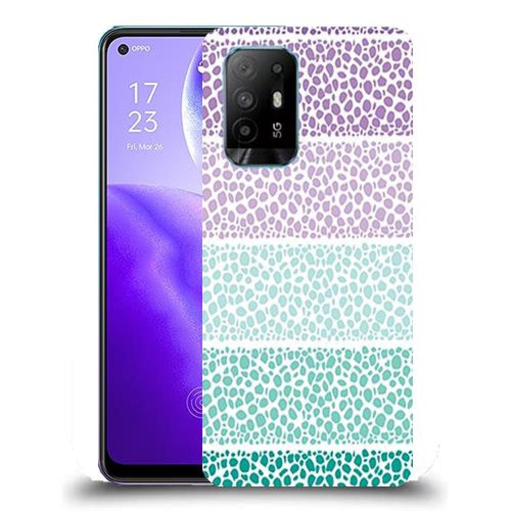 כיסוי מעוצב - נקודות צבעוניות לדגם : Oppo Reno5 Z מותג : סקרין מובייל