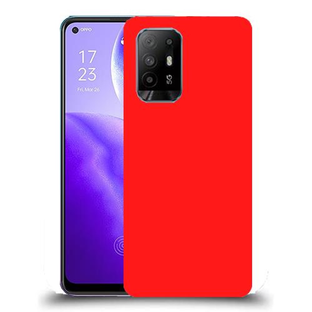 כיסוי בצבע -אָדוֹם לדגם : Oppo Reno5 Z מותג : סקרין מובייל