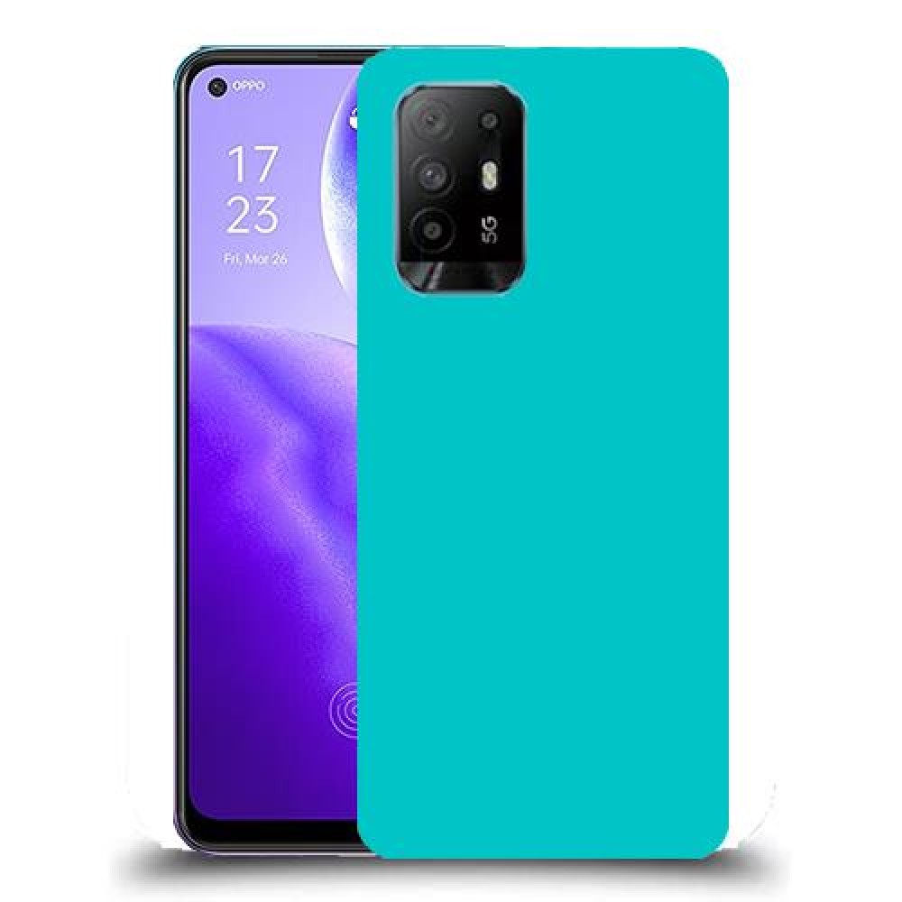 כיסוי בצבע -טורקיז לדגם : Oppo Reno5 Z מותג : סקרין מובייל