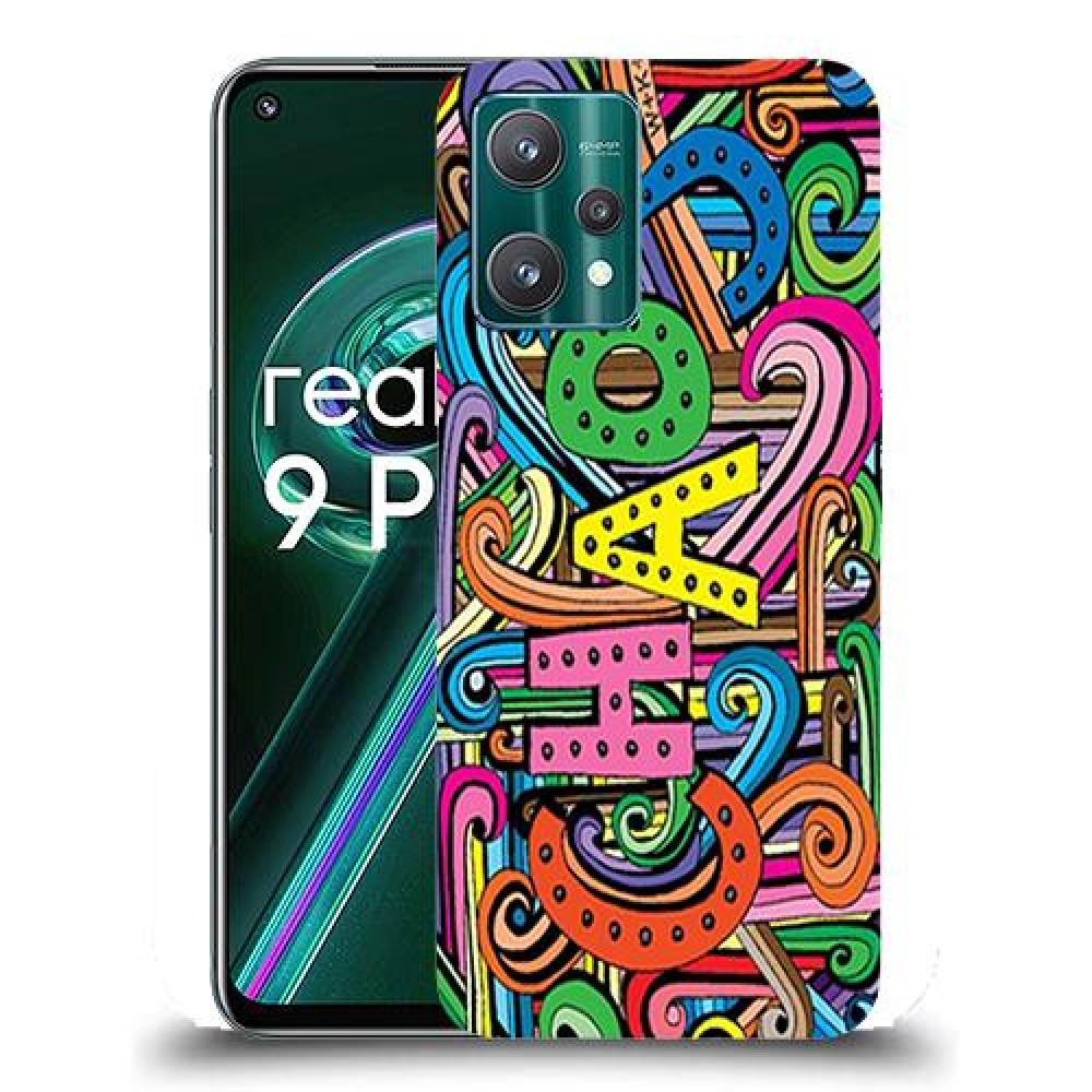 כיסוי מעוצב - כאוס צבעוני לדגם : Realme 9 Pro מותג : סקרין מובייל