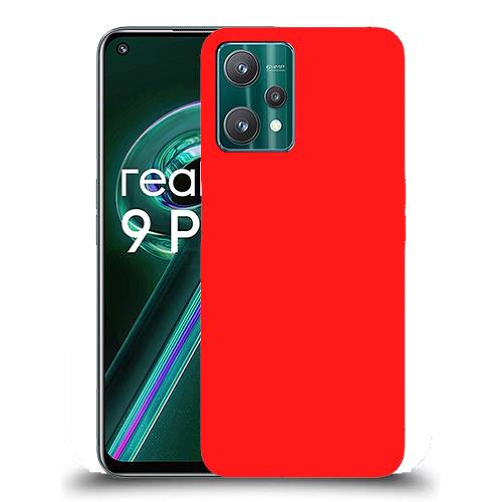 כיסוי בצבע -אָדוֹם לדגם : Realme 9 Pro מותג : סקרין מובייל