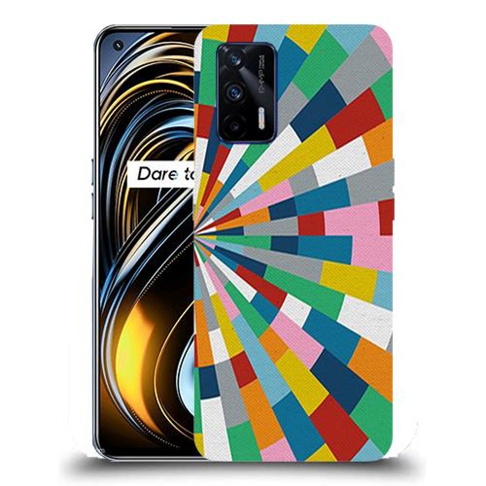 כיסוי מעוצב - קלידוסקופ צבעוני לדגם : Realme GT 5G מותג : סקרין מובייל