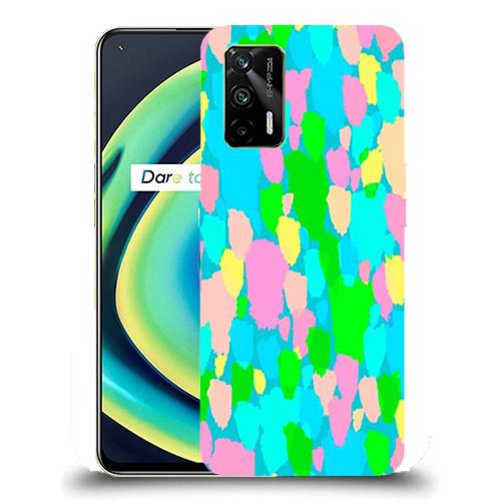 כיסוי מעוצב - צבעים אקרילים לדגם : Realme Q3 Pro 5G מותג : סקרין מובייל