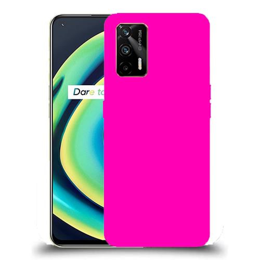 כיסוי בצבע -וָרוֹד לדגם : Realme Q3 Pro 5G מותג : סקרין מובייל