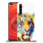 כיסוי מעוצב - אקוורל טייגר לדגם : Realme X50 Pro 5G מותג : סקרין מובייל