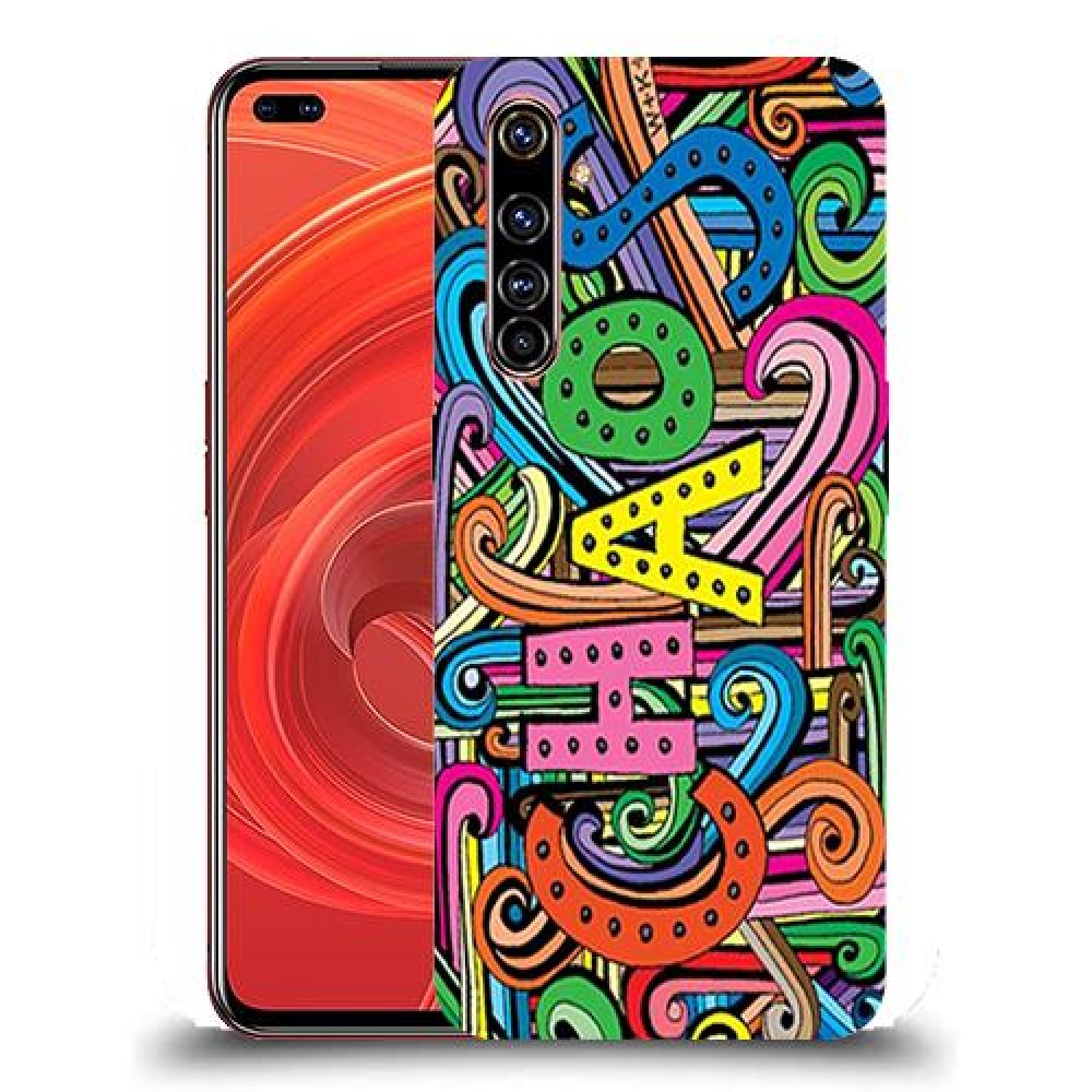 כיסוי מעוצב - כאוס צבעוני לדגם : Realme X50 Pro 5G מותג : סקרין מובייל