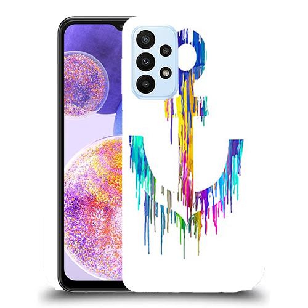 כיסוי מעוצב - עוגנים בצבע בוכה לדגם : Samsung Galaxy A23 5G מותג : סקרין מובייל