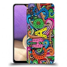 כיסוי מעוצב - כאוס צבעוני לדגם : Samsung Galaxy A32 5G מותג : סקרין מובייל