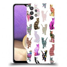 כיסוי מעוצב - חתולים צבעוניים לדגם : Samsung Galaxy A32 5G מותג : סקרין מובייל