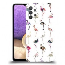 כיסוי מעוצב - פלמינגו צבעוניים לדגם : Samsung Galaxy A32 5G מותג : סקרין מובייל
