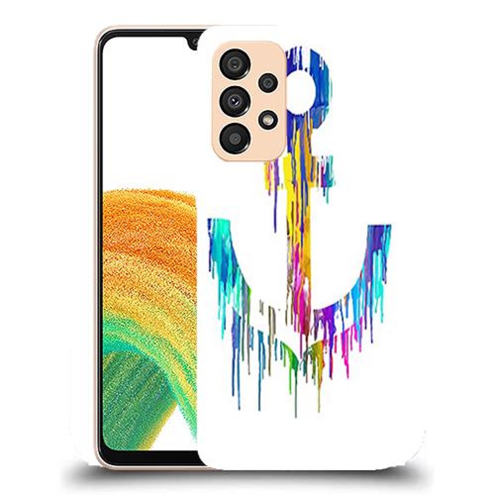 כיסוי מעוצב - עוגנים בצבע בוכה לדגם : Samsung Galaxy A33 5G מותג : סקרין מובייל