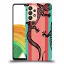 כיסוי מעוצב - לטאות שחורות לדגם : Samsung Galaxy A33 5G מותג : סקרין מובייל