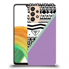 כיסוי מעוצב - גיאומטריה בשחור-לבן לדגם : Samsung Galaxy A33 5G מותג : סקרין מובייל