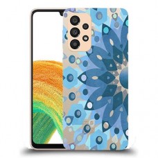 כיסוי מעוצב - פרח כחול לדגם : Samsung Galaxy A33 5G מותג : סקרין מובייל