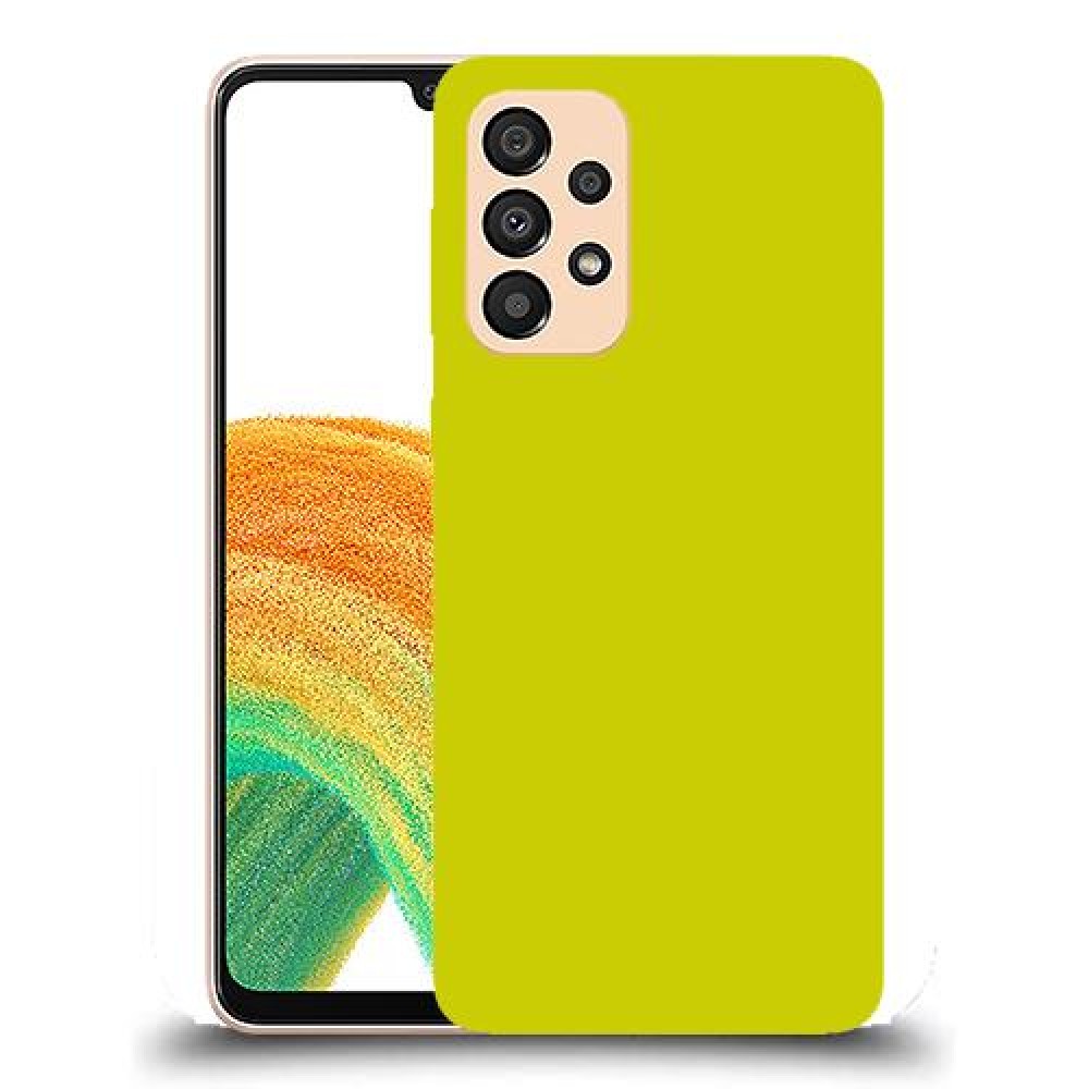 כיסוי בצבע -צהוב לדגם : Samsung Galaxy A33 5G מותג : סקרין מובייל