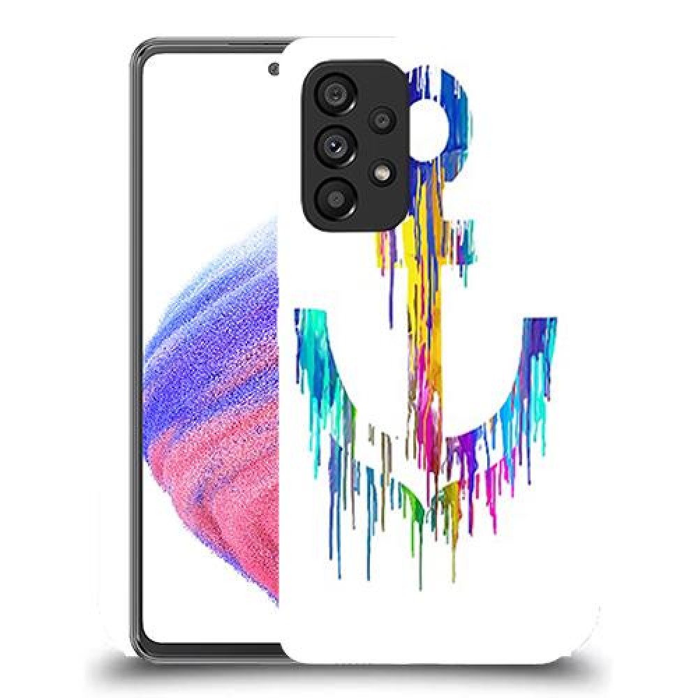 כיסוי מעוצב - עוגנים בצבע בוכה לדגם : Samsung Galaxy A53 5G מותג : סקרין מובייל
