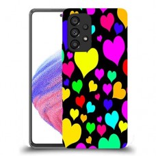 כיסוי מעוצב - לבבות צבעוניים לדגם : Samsung Galaxy A53 5G מותג : סקרין מובייל