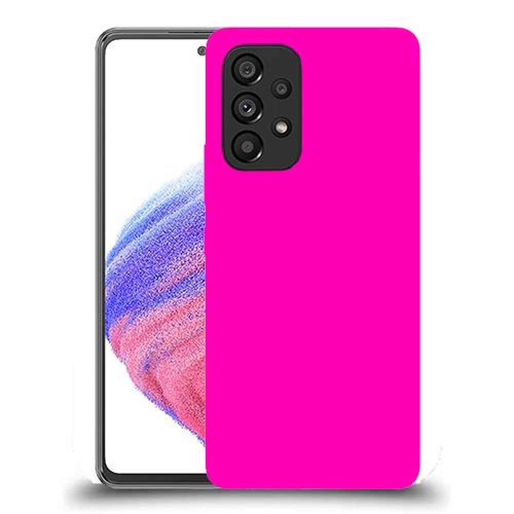 כיסוי בצבע -וָרוֹד לדגם : Samsung Galaxy A53 5G מותג : סקרין מובייל