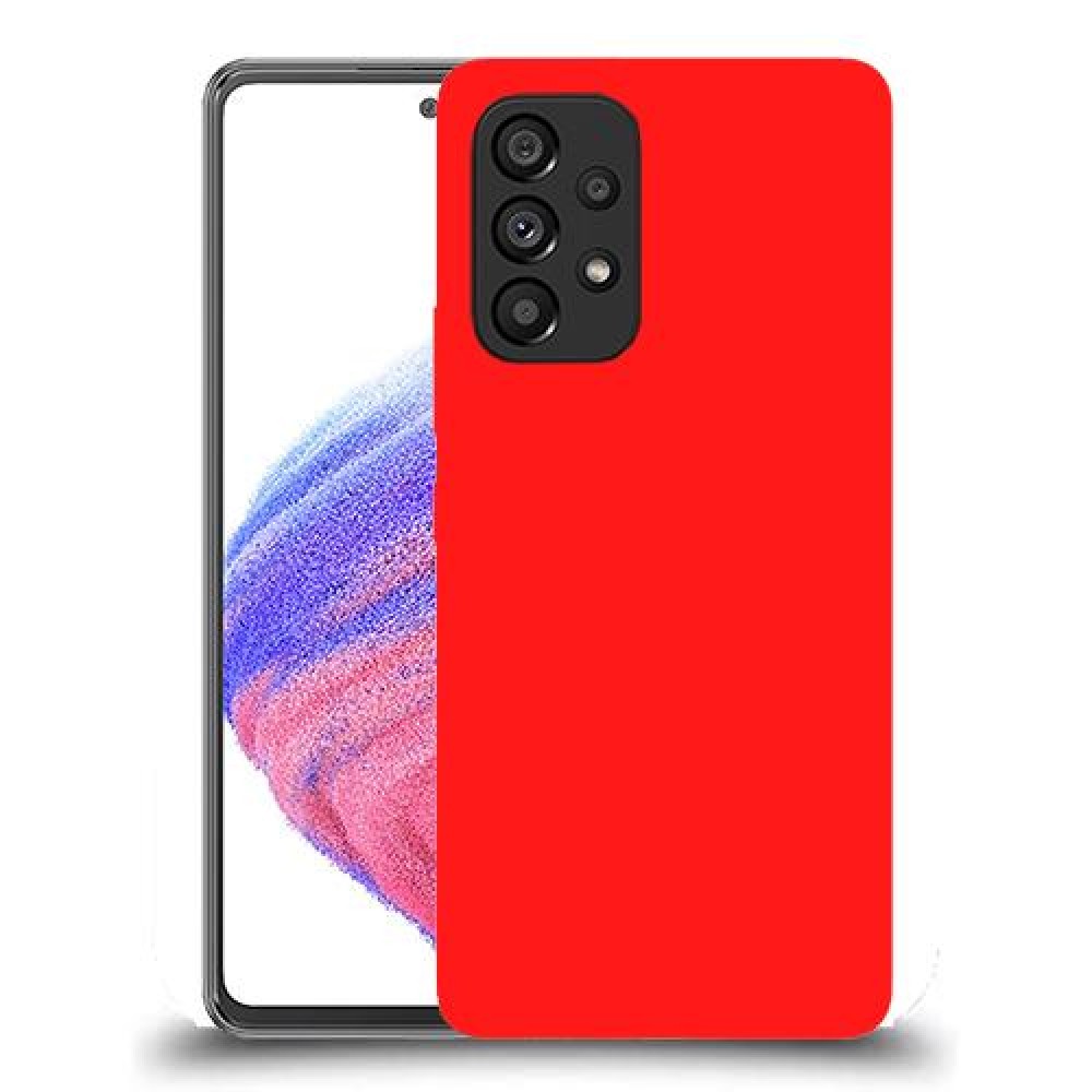 כיסוי בצבע -אָדוֹם לדגם : Samsung Galaxy A53 5G מותג : סקרין מובייל