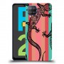 כיסוי מעוצב - לטאות שחורות לדגם : Samsung Galaxy F12 מותג : סקרין מובייל