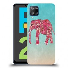 כיסוי מעוצב - בורדו אלפנט לדגם : Samsung Galaxy F12 מותג : סקרין מובייל