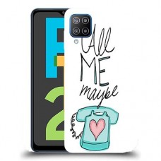 כיסוי מעוצב - תתקשר אלי אולי לדגם : Samsung Galaxy F12 מותג : סקרין מובייל