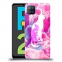כיסוי מעוצב - חתול בעננים ורודים לדגם : Samsung Galaxy F12 מותג : סקרין מובייל