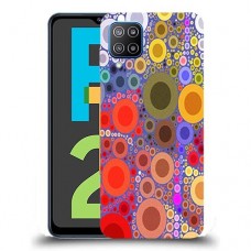 כיסוי מעוצב - הפשטת מעגל לדגם : Samsung Galaxy F12 מותג : סקרין מובייל