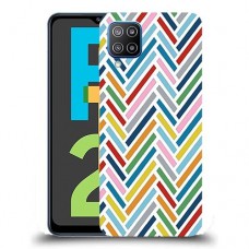 כיסוי מעוצב - צבע זיג-זגס לדגם : Samsung Galaxy F12 מותג : סקרין מובייל