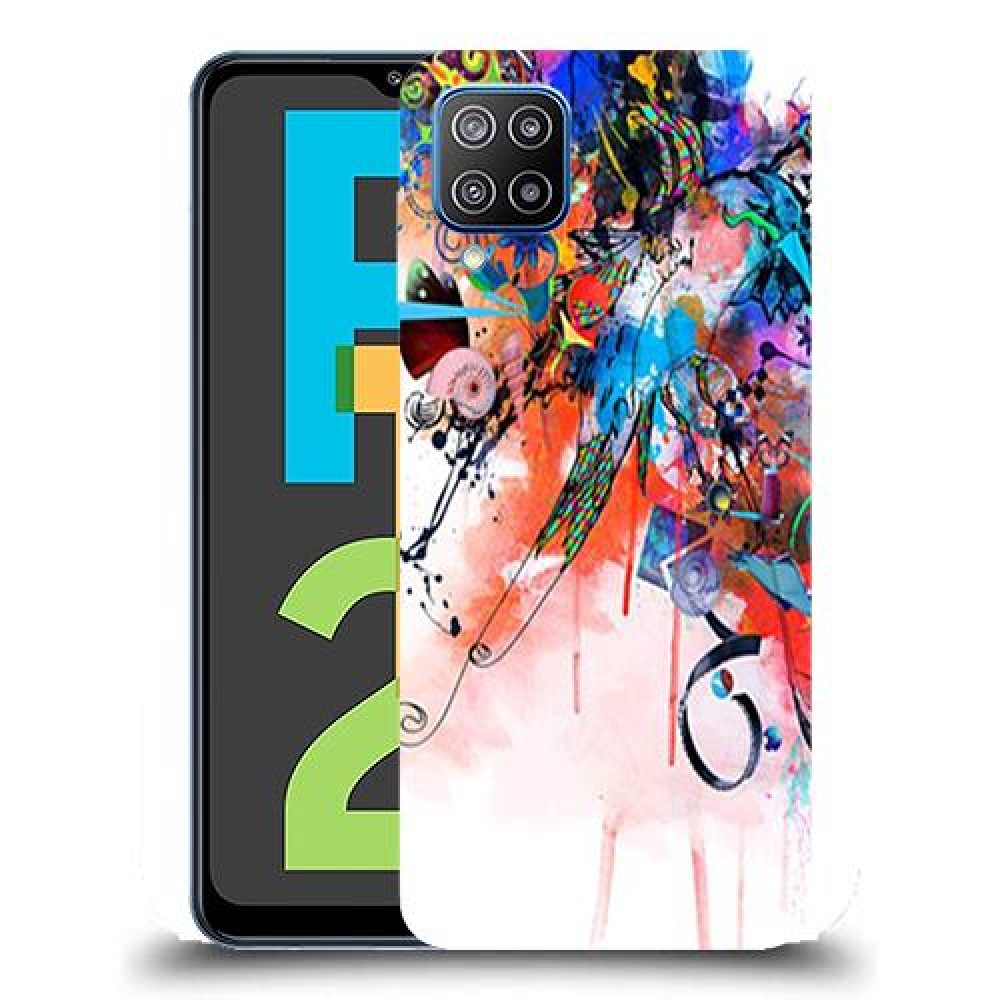 כיסוי מעוצב - זר צבעוני לדגם : Samsung Galaxy F12 מותג : סקרין מובייל